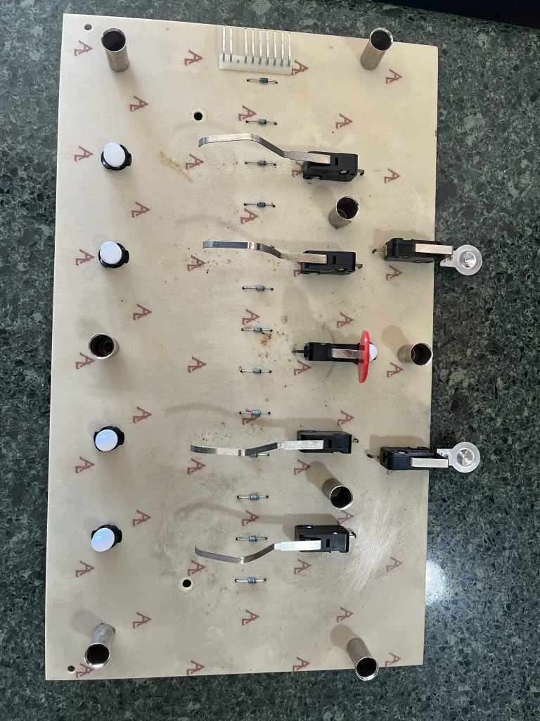 Top playfield board